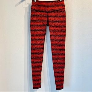 Lucy Athletic | Black and Red Leggings Sz XS